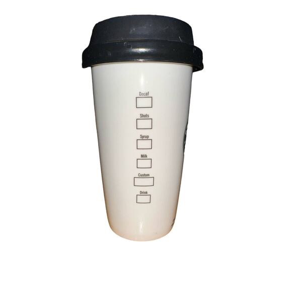 Starbucks Glass Porcelain Travel Mug - Picture 4 of 4